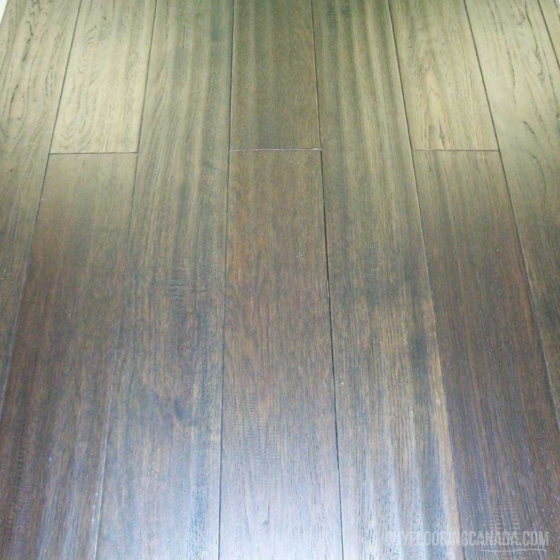 Golden Choice Flooring Solid Hickory 5" x 3/4" - Midnight Golden Choice Flooring Solid Hickory 5" x 3/4" - Midnight