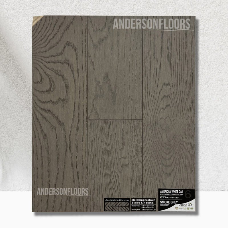 Vidar American Oak T&G 6" - Smoke Grey Vidar American Oak T&G 6" - Smoke Grey