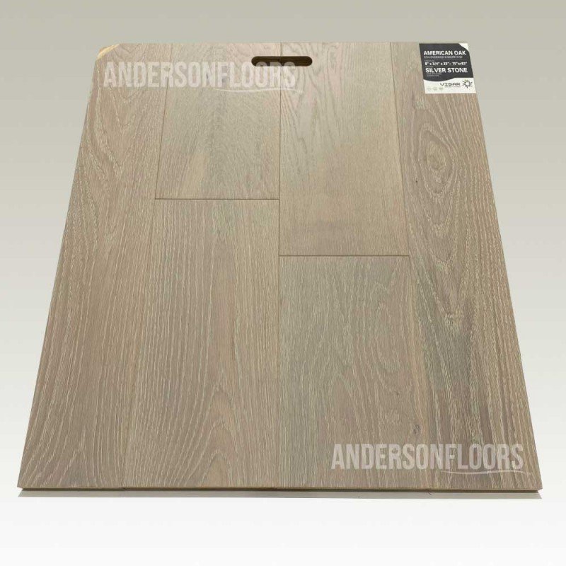 Vidar American Oak T&G 8" - Silver Stone